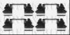 BORG & BECK BBK1318 Accessory Kit, disc brake pads